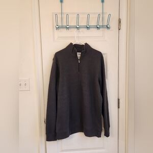 Mens Gray Sonoma Sweater Zip Size XL TALL NWT #C878